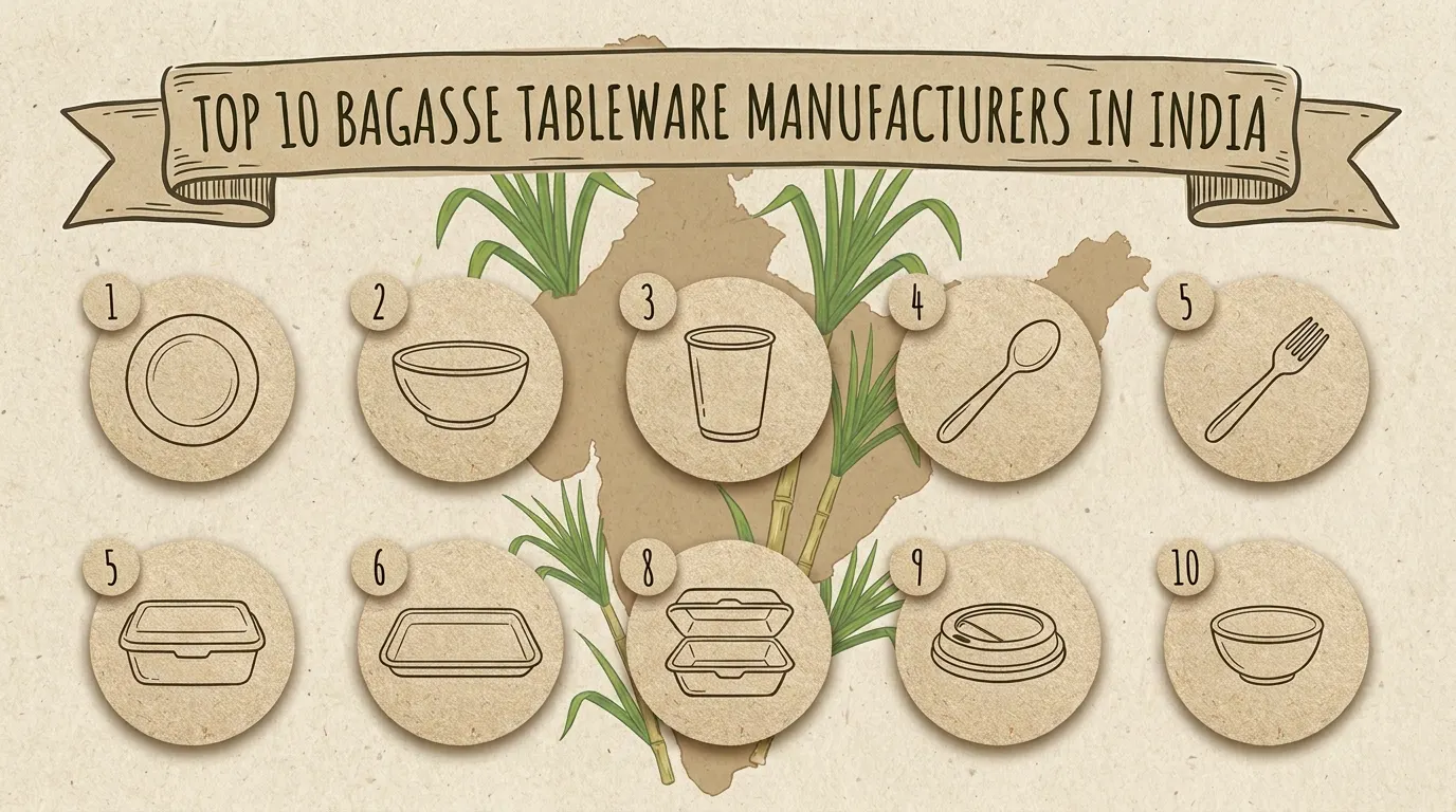 Bagasse Tableware Manufacturers in India